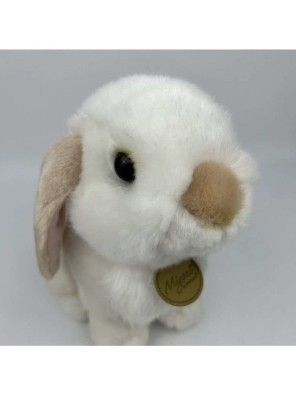 Aurora MIYONI Lop Eared RABBIT Beige/Tan Soft Toy Stuffed Animal Adorable 8" Tal - Picture 2 of 12